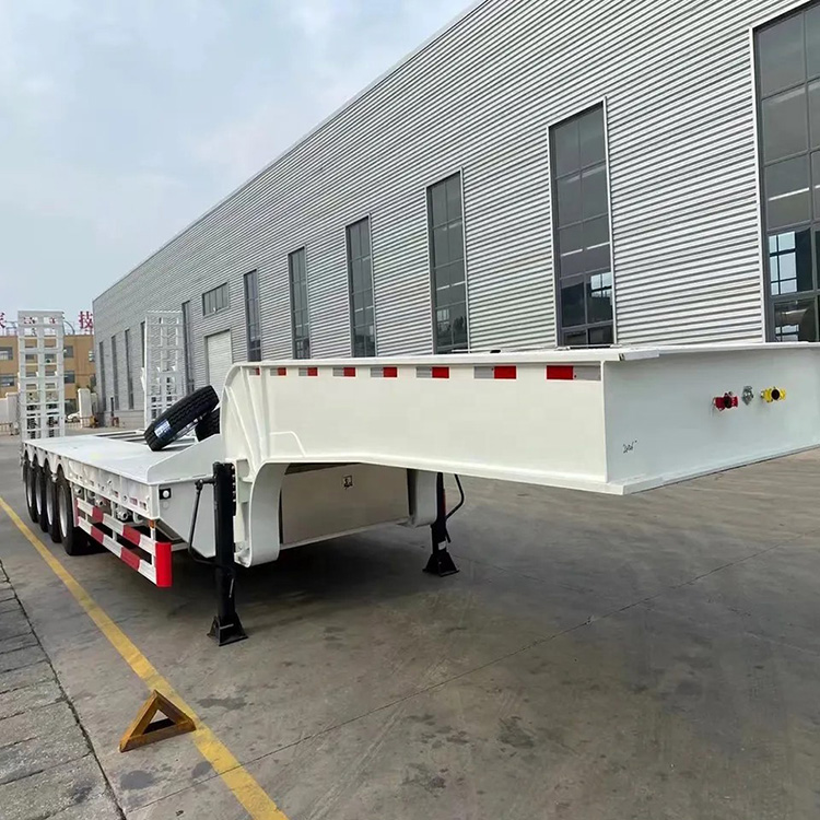 3 Axles 100 Ton Heavy Duty Lowboy Trailer