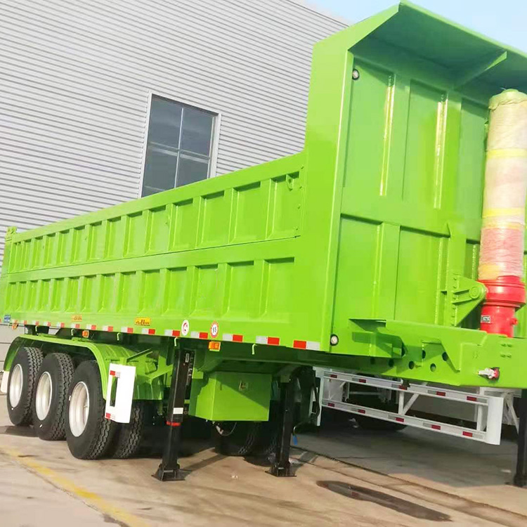 3 Axle 70 Ton End Dump Semi Trailer