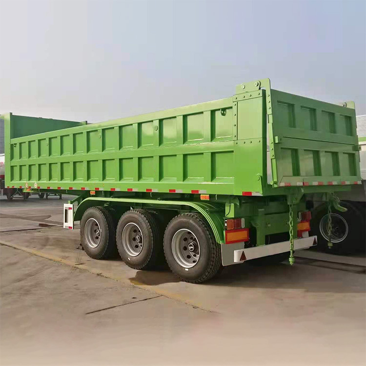 3 Axle 70 Ton End Dump Semi Trailer