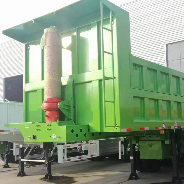 3 Axle 70 Ton End Dump Semi Trailer