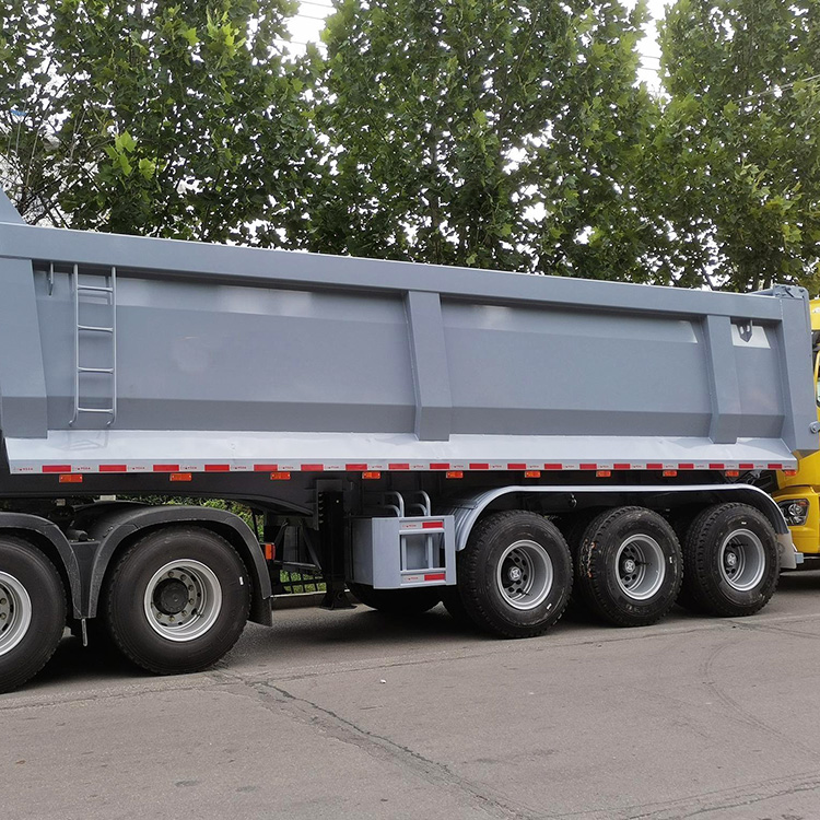 Tri Axle 60 Ton Heavy Duty Dump Semi Trailer