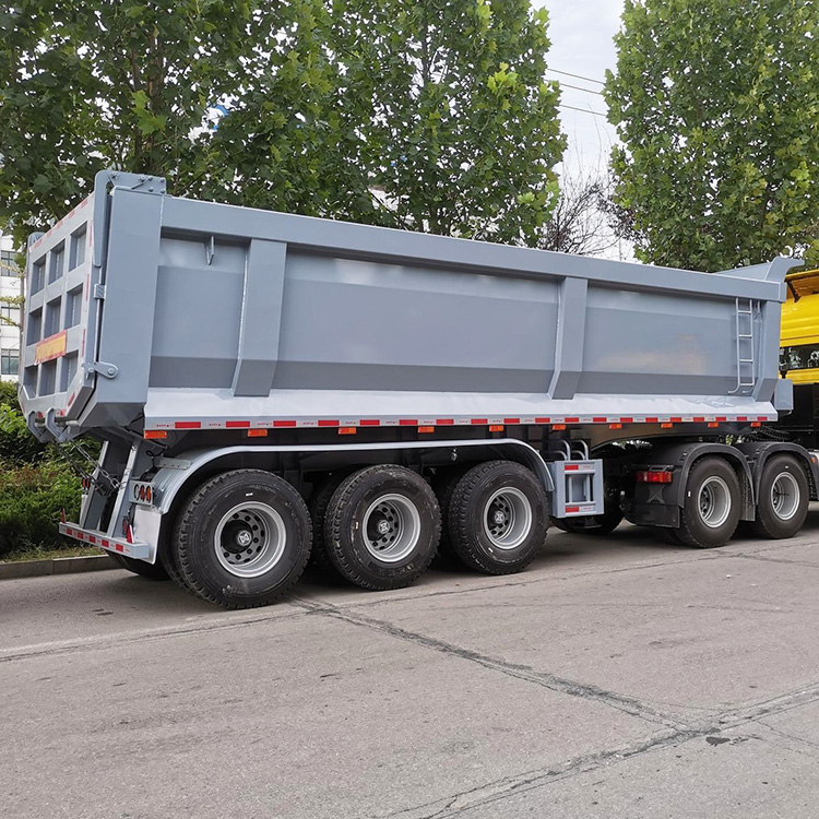 Tri Axle 60 Ton Heavy Duty Dump Semi Trailer