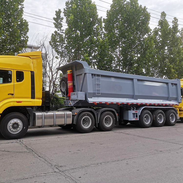 Tri Axle 60 Ton Heavy Duty Dump Semi Trailer