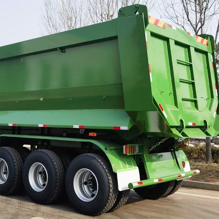 Three Axles 30 Cbm End Tipper Semi Trailer