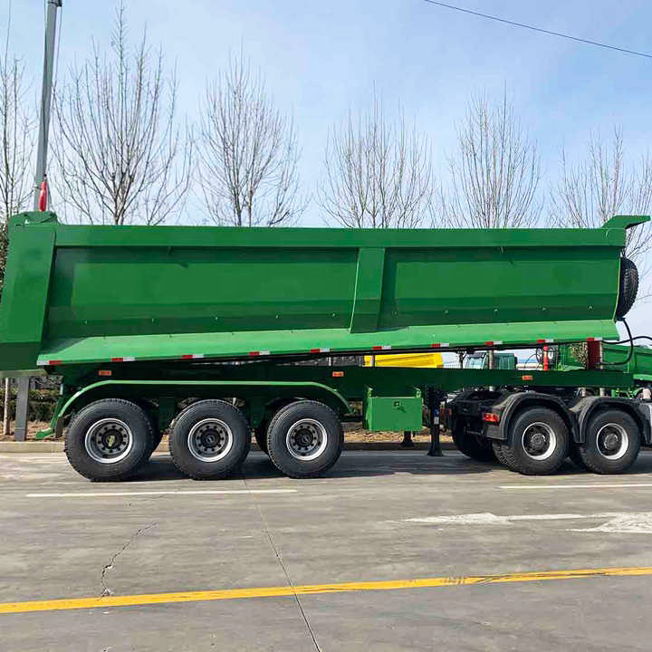 Three Axles 30 Cbm End Tipper Semi Trailer