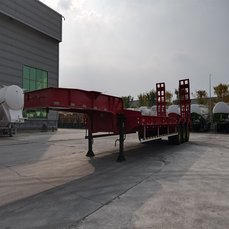 Three Wire Six Axle Hydraulic Low Bed Trailer