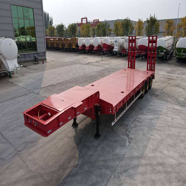 Three Wire Six Axle Hydraulic Low Bed Trailer