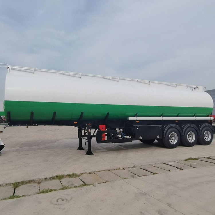 3 Axles Carbon Steel Cargo Transport Tanker Trailer