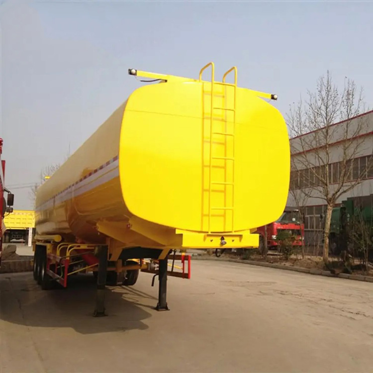 3 Axle 50CBM Transport Fuel Tanker Trailer