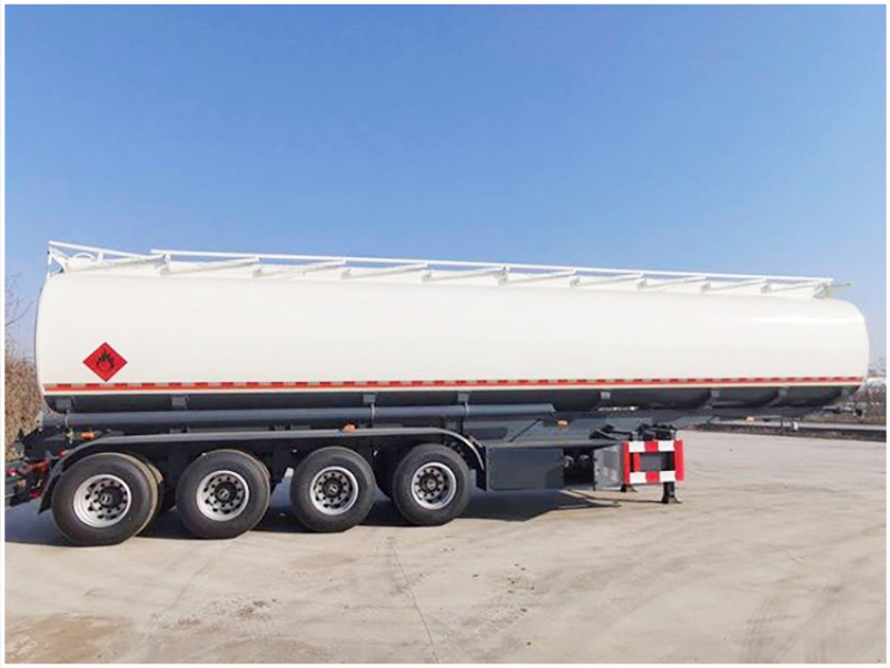 4 Axles 50000 Liter Oil Tanker Semi Trailer