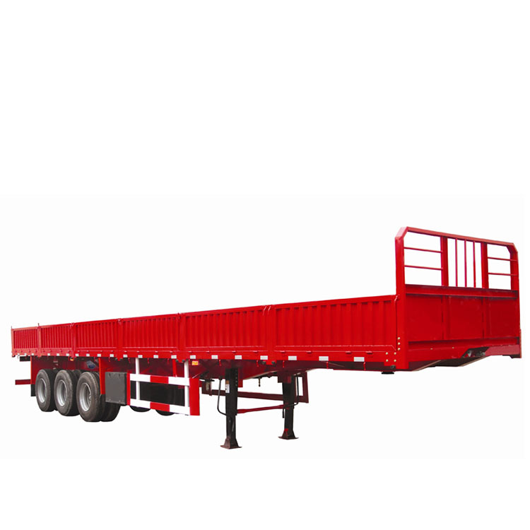 3 Axles 50 Tons Sideboard Semi Trailer