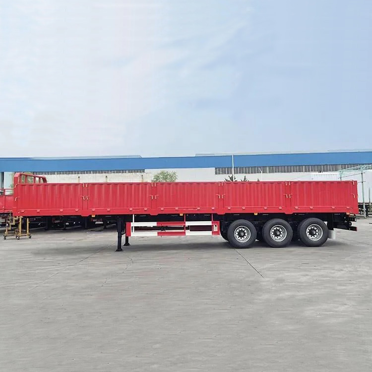 3 Axles 50 Tons Sideboard Semi Trailer
