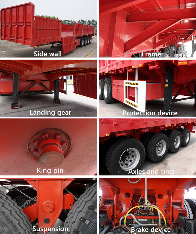 Sideboard semi trailer