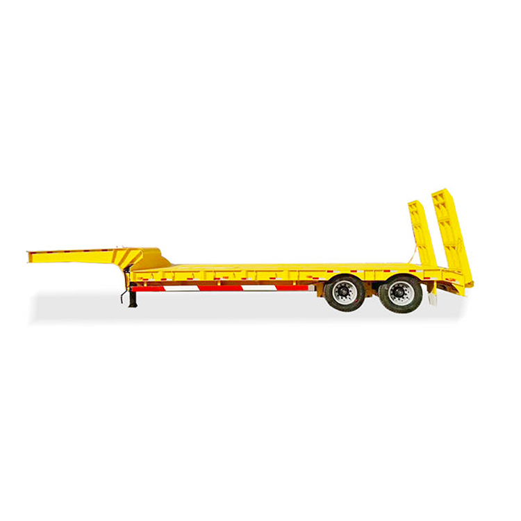 4 Line 8 Axle Low Bed Transport Semi Trailer