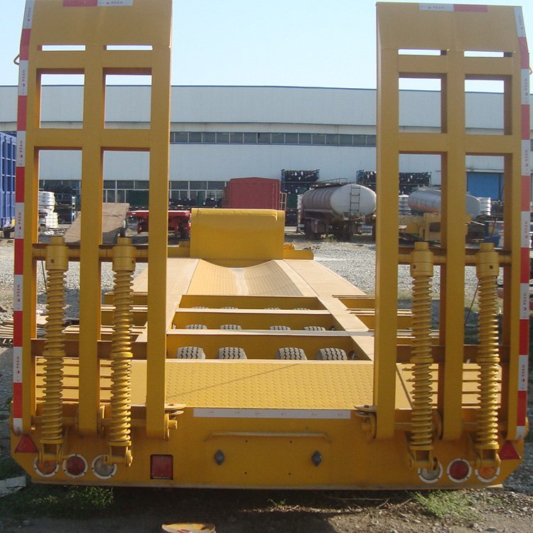 4 Line 8 Axle Low Bed Transport Semi Trailer