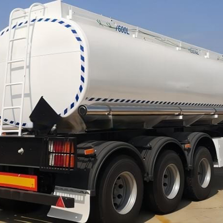 Aluminum Alloy 60000 Liter Fuel Tanker Trailer
