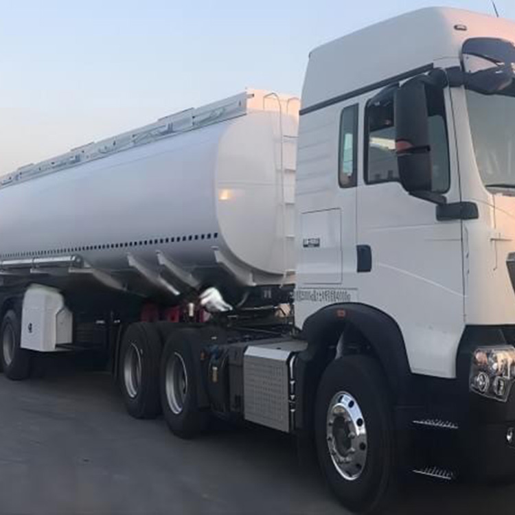 Aluminum Alloy 60000 Liter Fuel Tanker Trailer