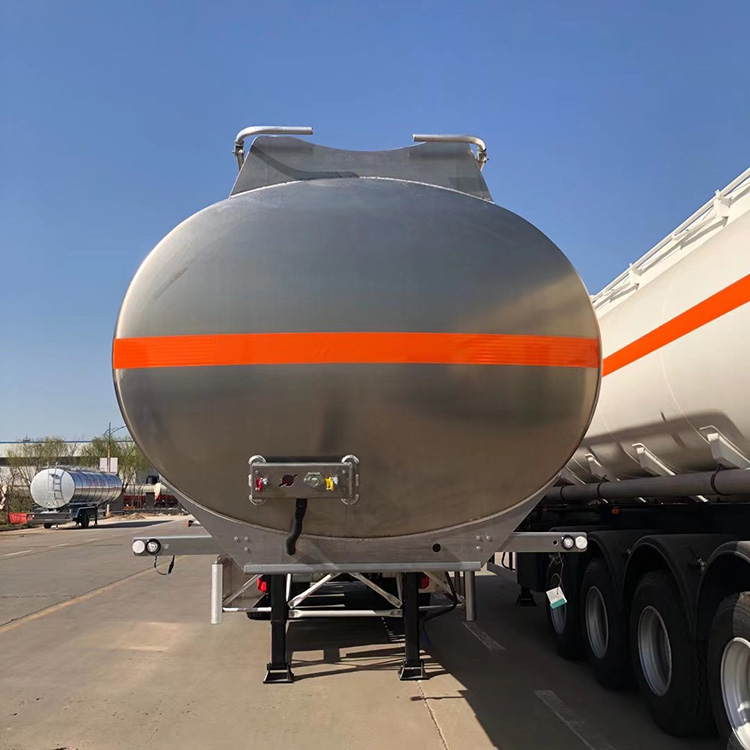 Palm Oil 45000 Liters Stainless Steel Tanker Trailer