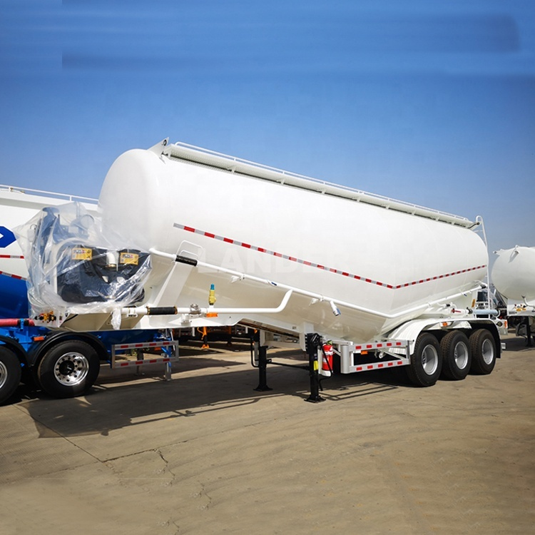 Triple Axle 50 Ton Bulk Cement Tanker Trailer