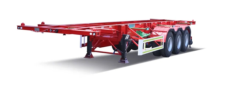 3 axle frame trailer truck