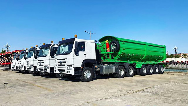 40 CBM dump trailers