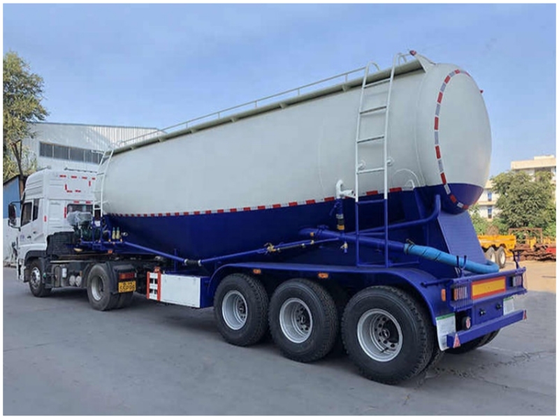 3 Axles 40CBM V Type Bulk Cement Semi Trailer