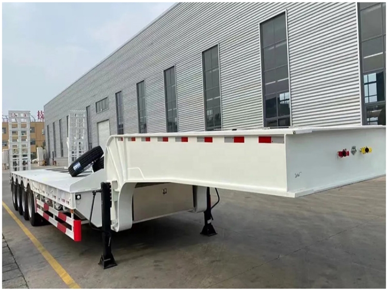 3 Axles 100 Ton Heavy Duty Lowboy Trailer