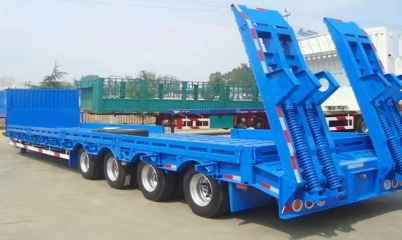 Cat 320 excavator lowbed semitrailer
