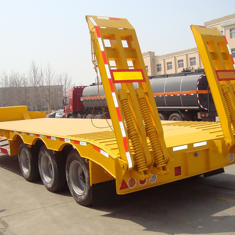 4 line 8 axles low bed semi trailer