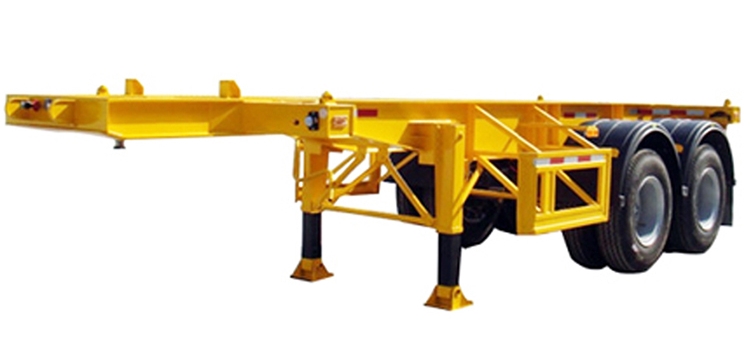 2 axle container frame trailer