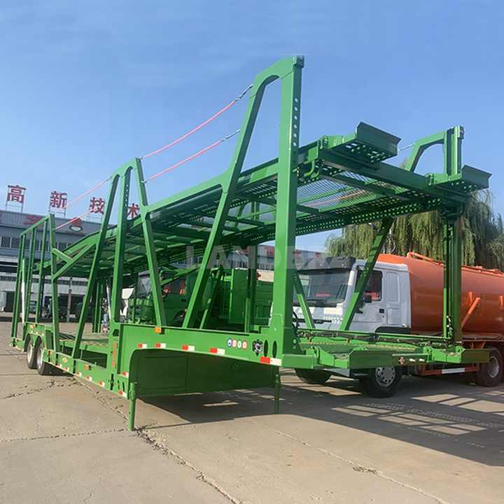 2 Axle 6 Position Car Transport Semi Trailer