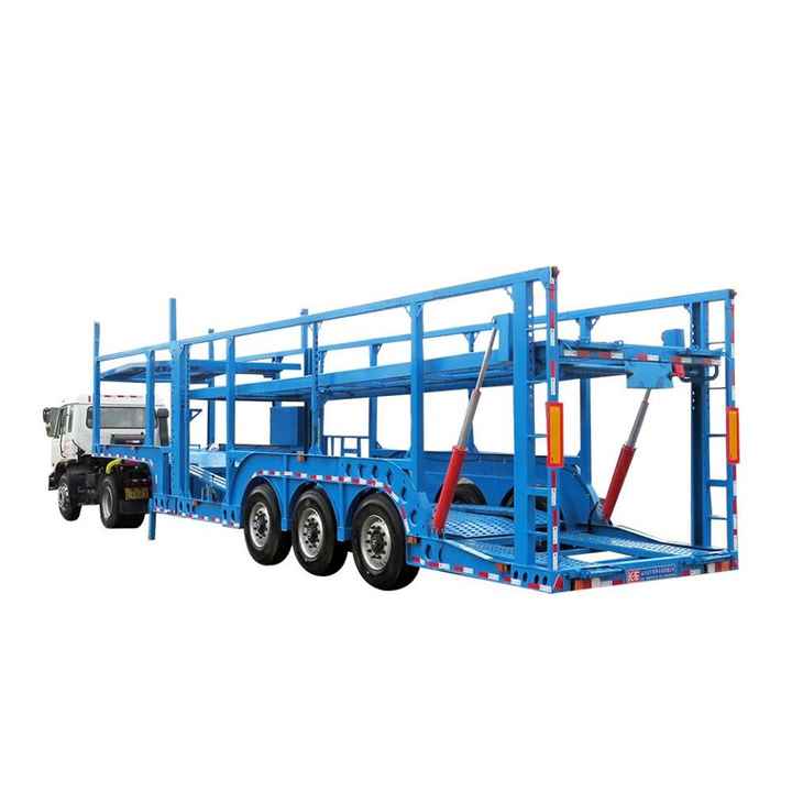 3 Axle 8 Bit Car Transport Trailer