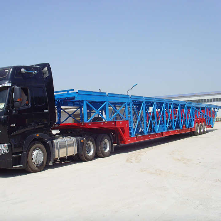 3 Axle 8 Bit Car Transport Trailer