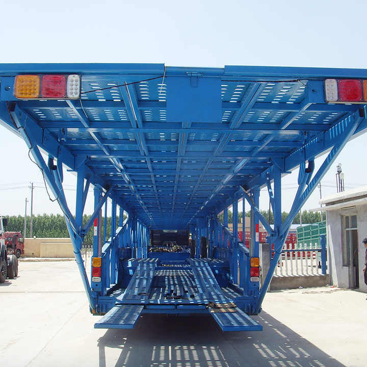 3 Axle 8 Bit Car Transport Trailer