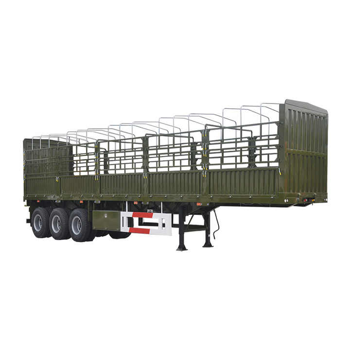 3 Axles 60T Livestock Fence Trailer