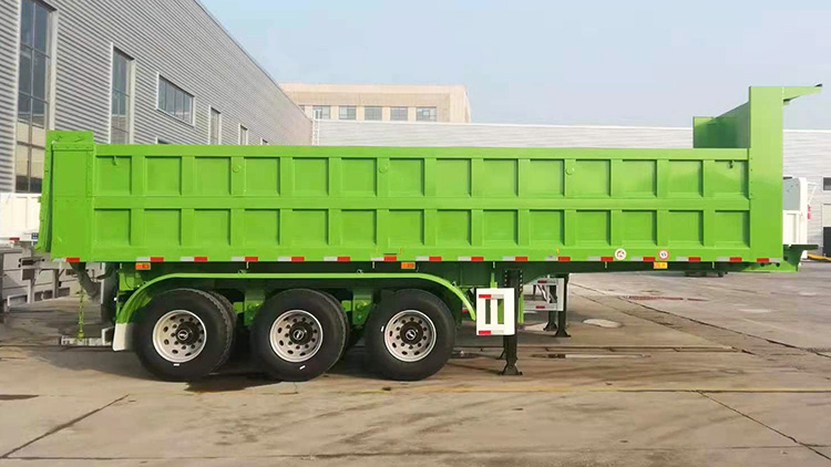 3 axle dump semi trailer