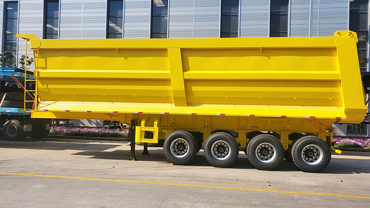 4 axle U shape tipper