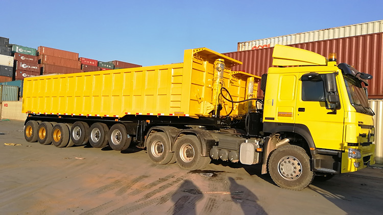 70T tipper semi trailer