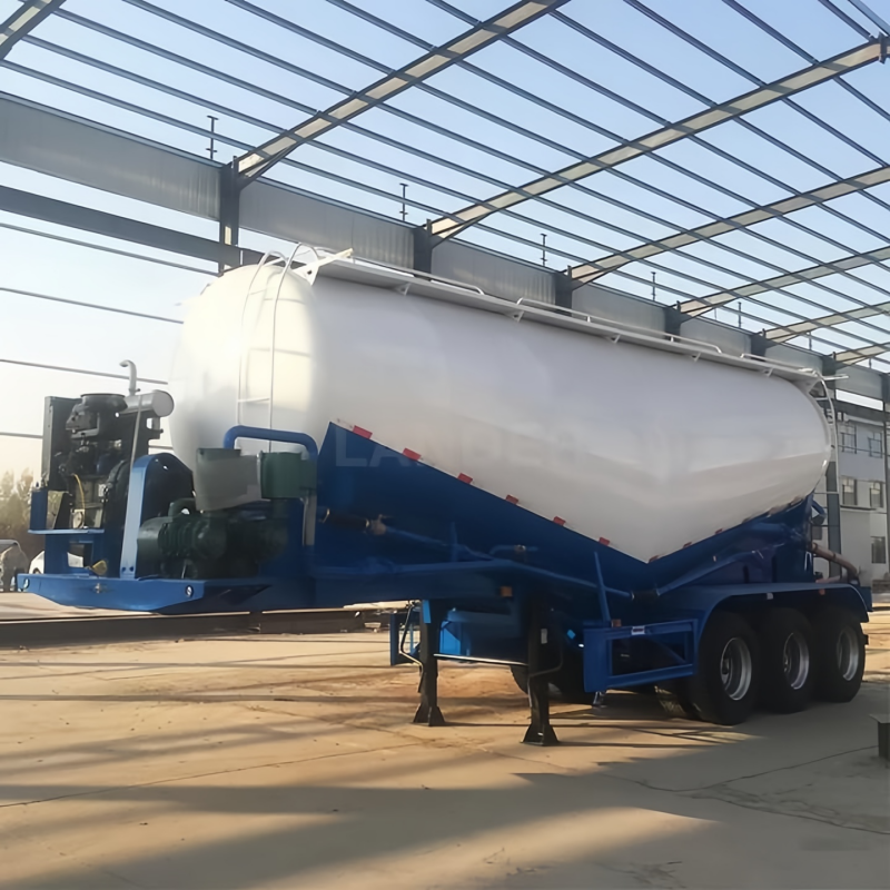 V shape cement bulker trailer