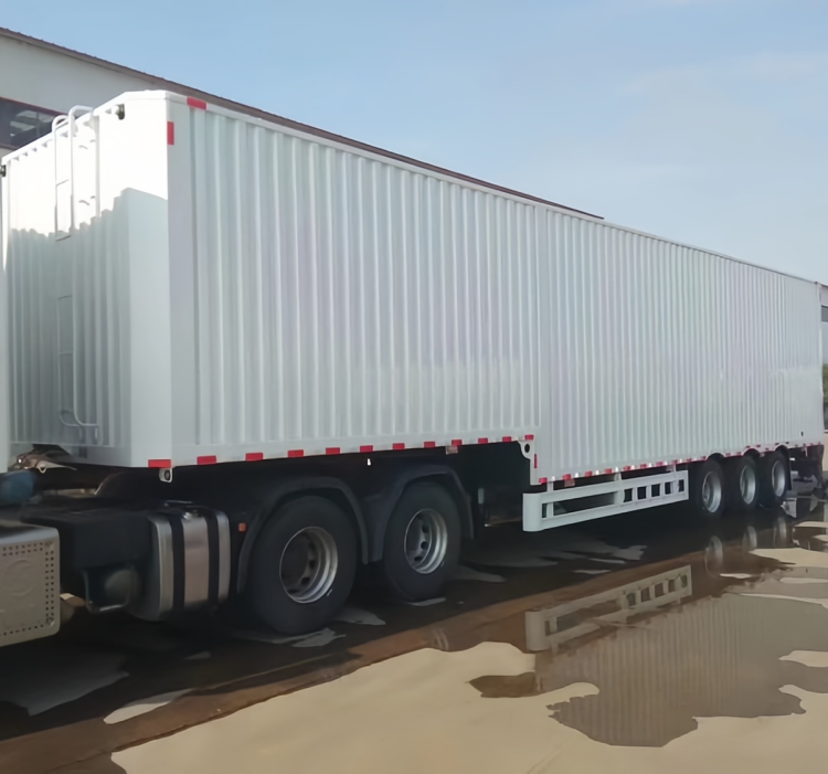 3 Axles Mechanically Suspended Curtain Semi Trailer