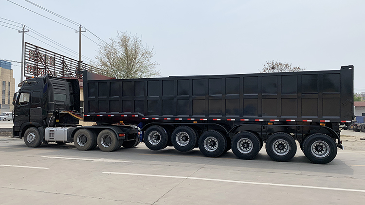 50T dump semi trailer