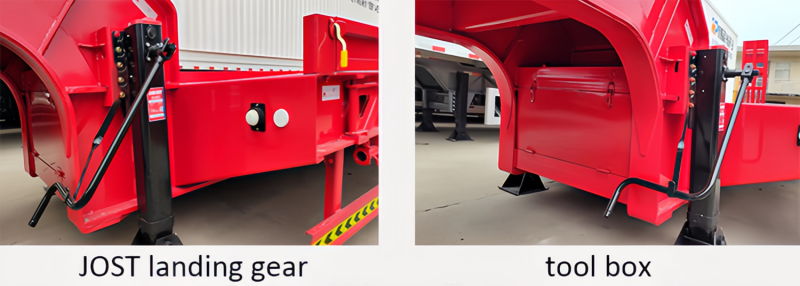 Extendable low bed trailer
