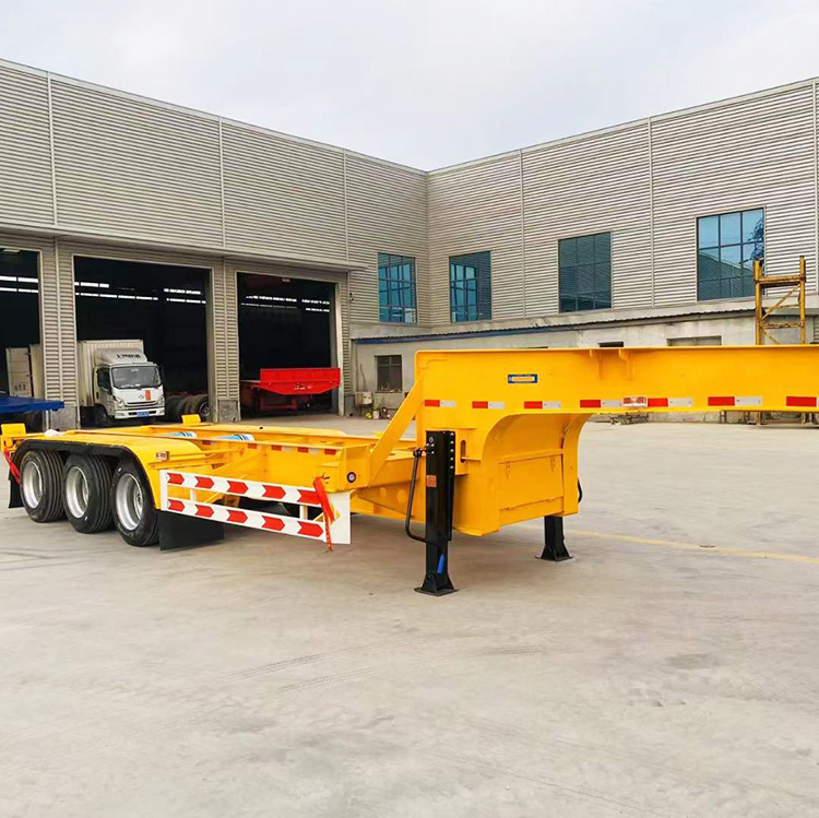 3 Axle 45FT Dock Skeleton Semi Trailer