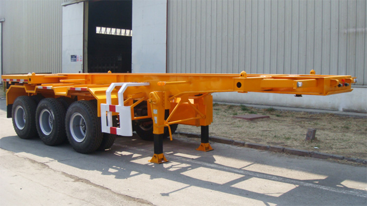 3 Axle 40FT Container skeleton semi trailer