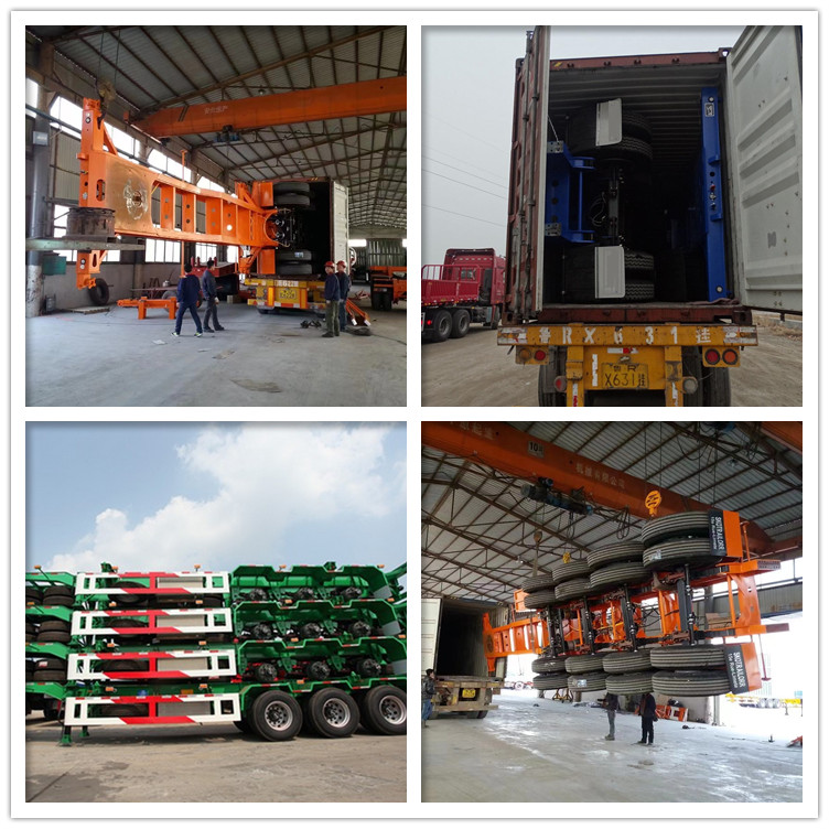 3 Axle 40FT skeleton semi-trailer