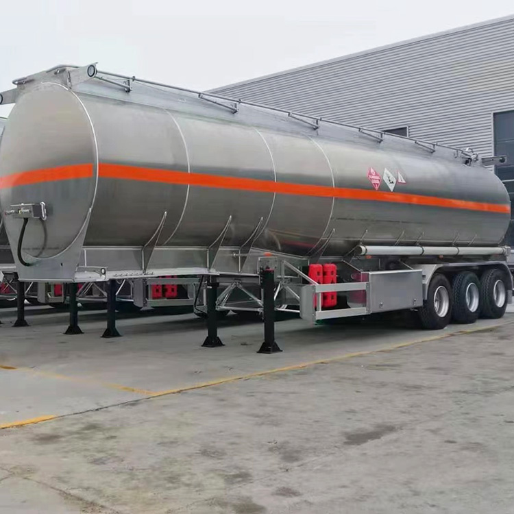 3 Axle Aluminum Tank 42000L Tank Truck Trailer