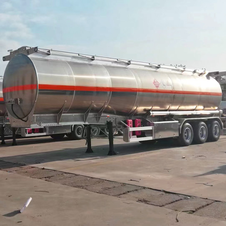3 Axle Aluminum Tank 42000L Tank Truck Trailer