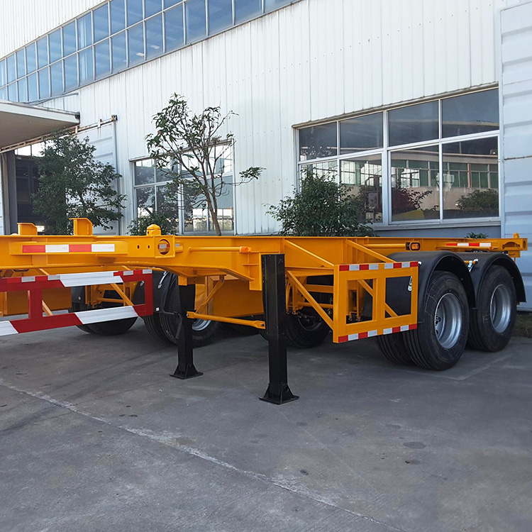 2 Axle 20FT Container Skeleton Trailer