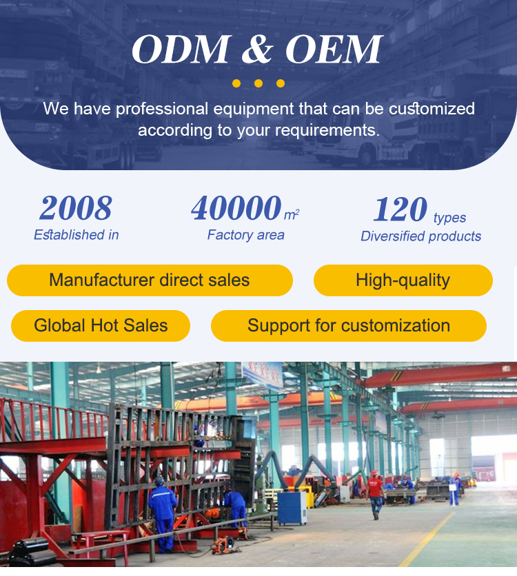 60tons animal fence stake semi trailers