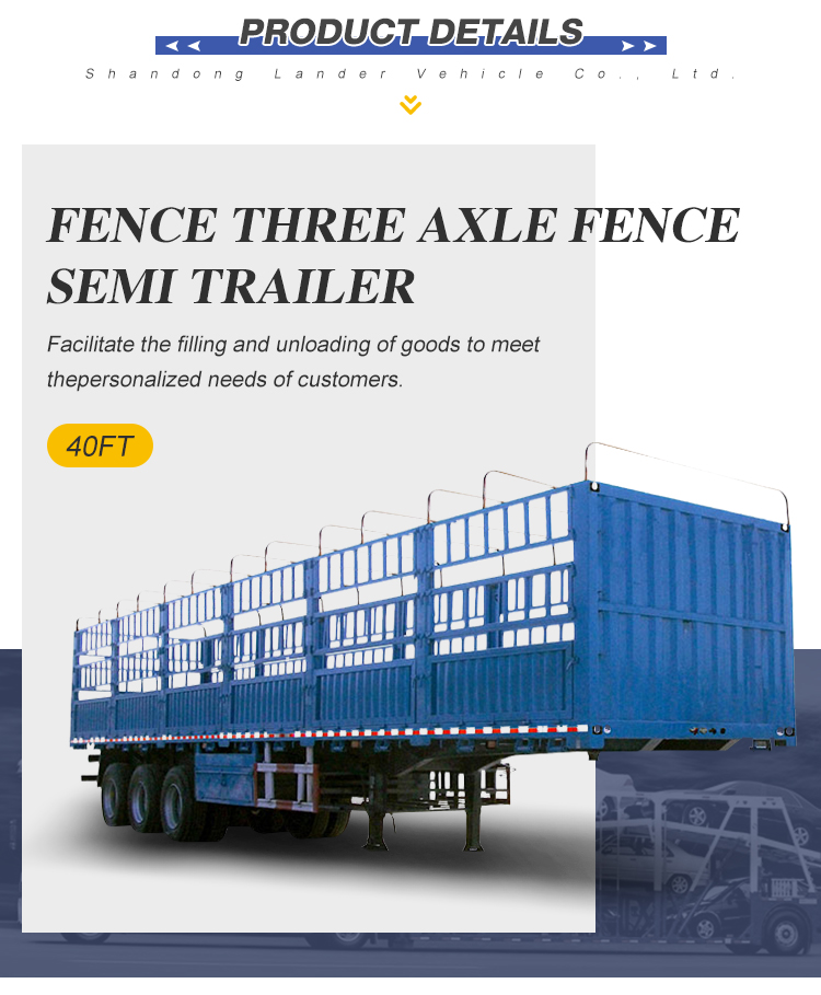 60T fence trailer